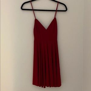 Burgundy/Maroon Strappy Dress